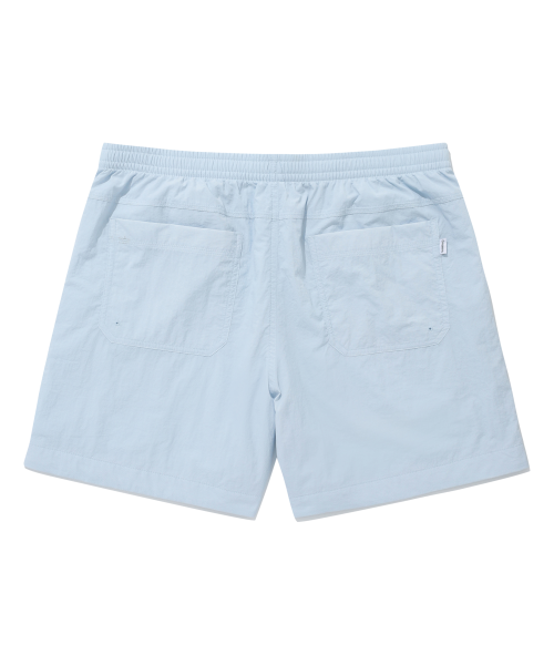 Windbreaker shorts light blue