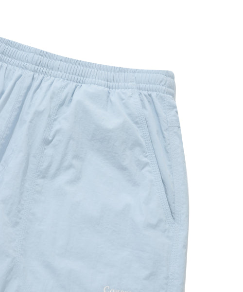 Windbreaker shorts light blue