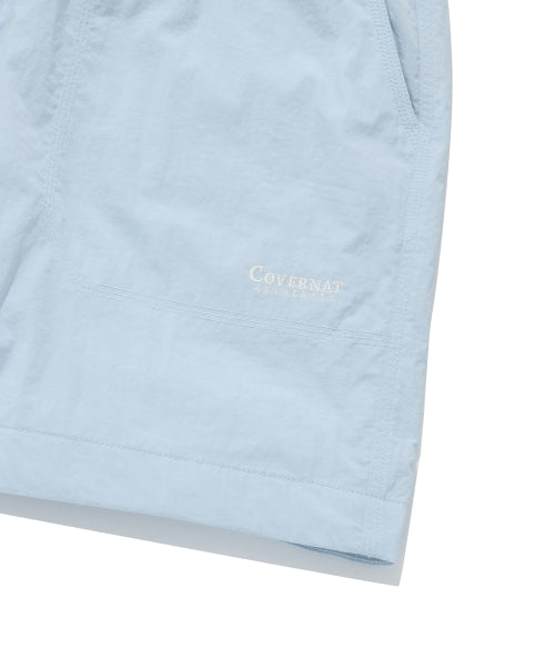 Windbreaker shorts light blue