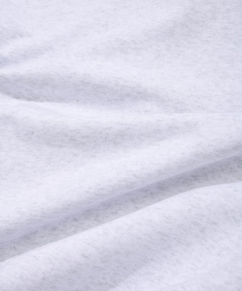 C Logo Half Zip-Up Sweatshirt Heather Gray