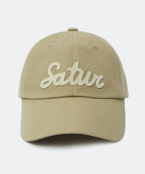 Vintage Casual Applique Ball Cap Beige