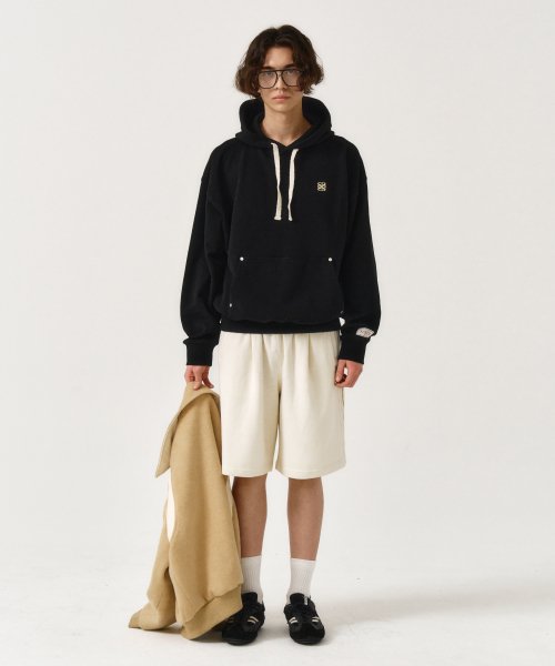 Classic Small Logo Rivet Hoodie Classic Black