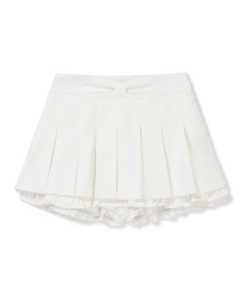 Julia Pleats Skirt Pants [IVORY]