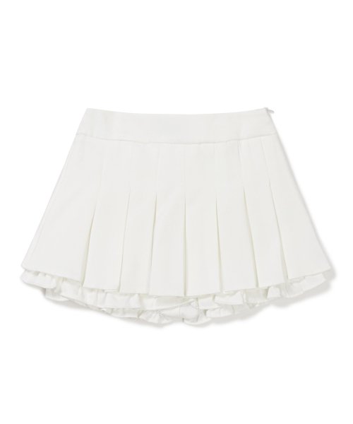 Julia Pleats Skirt Pants [IVORY]