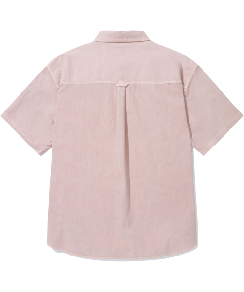 Pigment Oxford Half Shirt Pink