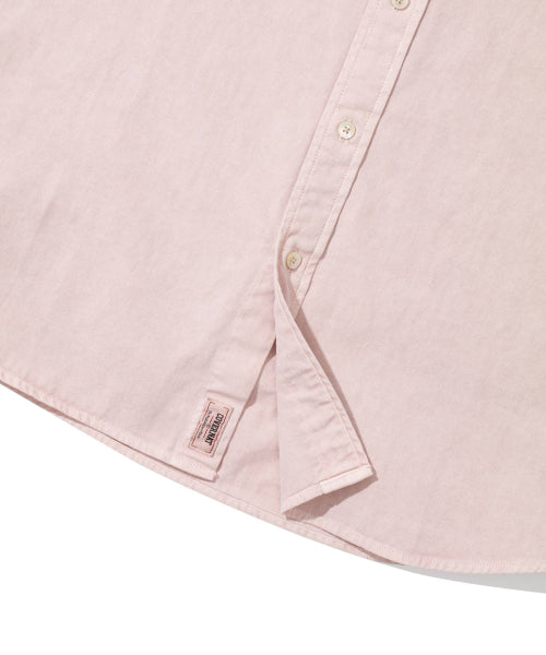 Pigment Oxford Half Shirt Pink