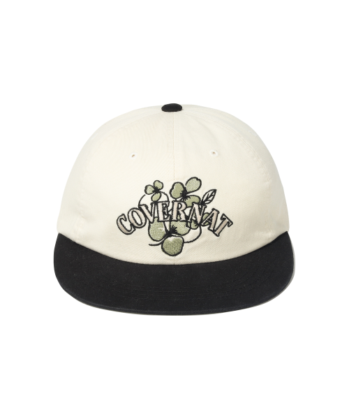 Clover washed cap ivory