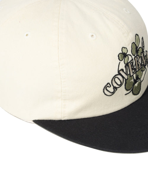 Clover washed cap ivory