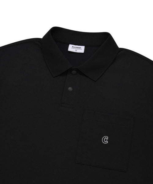 Authentic Pocket Collar T-Shirt Black