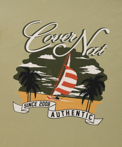 SUNSET BOAT GRAPHIC T-SHIRTS