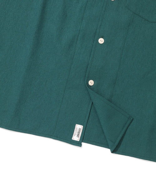 Lettering Resort Half Shirt Green