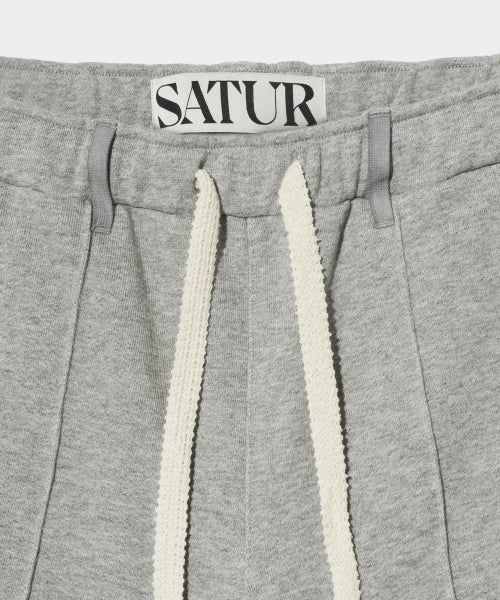 Teo Cotton Bermuda Pants Melange Gray