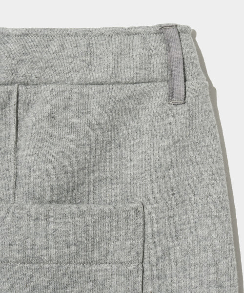 Teo Cotton Bermuda Pants Melange Gray