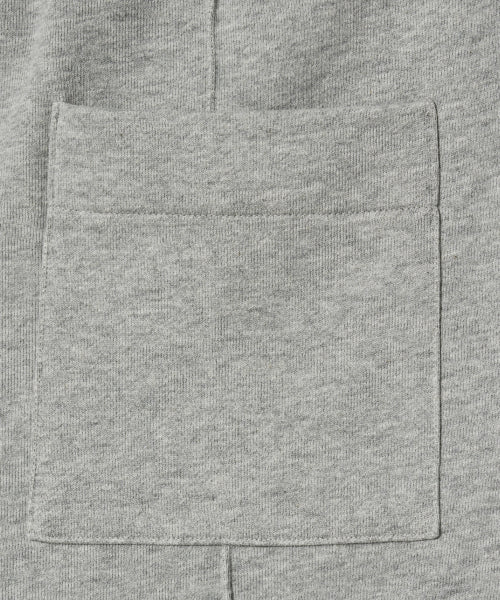Teo Cotton Bermuda Pants Melange Gray