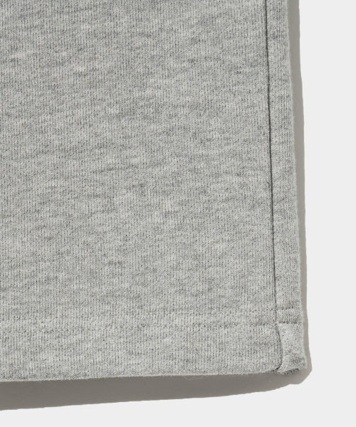 Teo Cotton Bermuda Pants Melange Gray