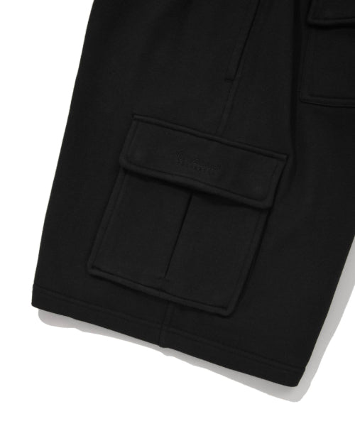 Sweat Cargo Shorts Black