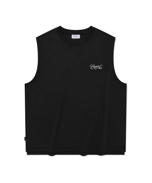 SUNSET BOAT GRAPHIC SLEEVELESS