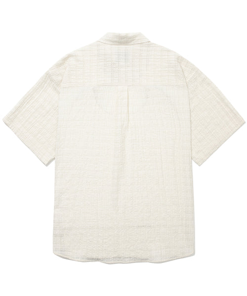 Slicer Half Shirt Ivory