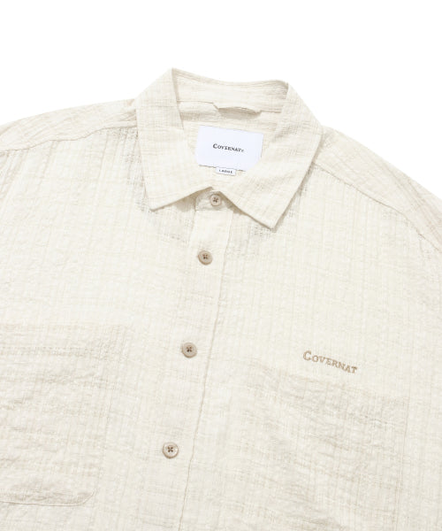 Slicer Half Shirt Ivory