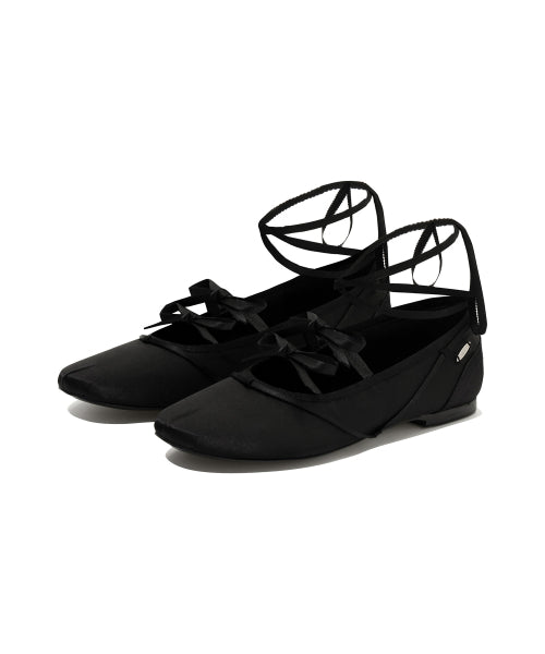 Ankle strap ballerina flat