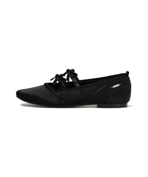 Ankle strap ballerina flat