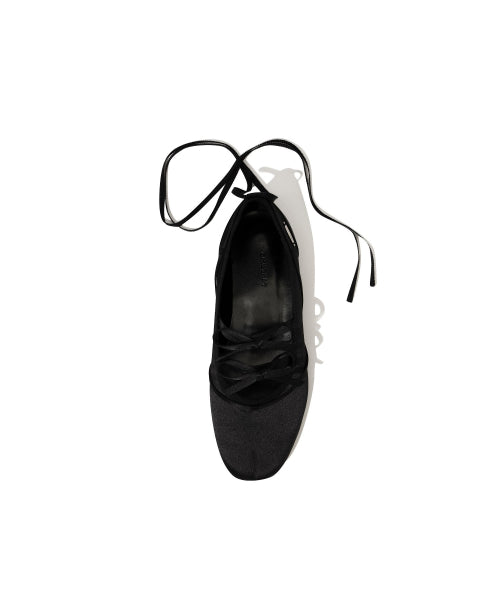 Ankle strap ballerina flat