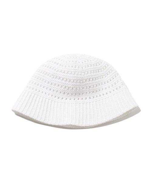 Summer knit hat ivory
