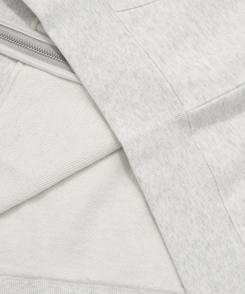 Small Authentic Hoodie Zip-Up Oatmeal