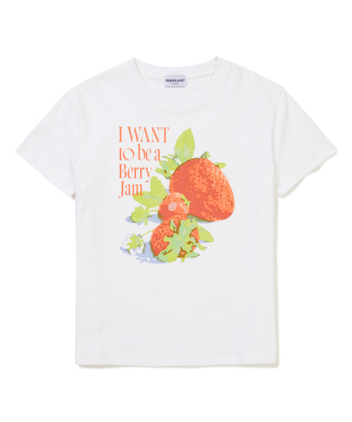 Berry Dream Graphic T-shirt [WHITE]