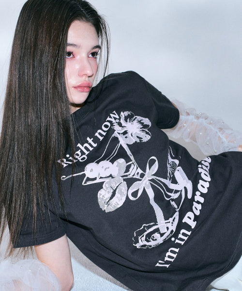 Paradise Graphics T-shirt [CHARCOAL]
