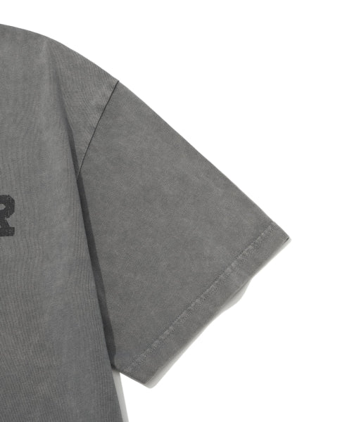 [Cover Not X Rengler] Motorcycle Pigment T-Shirt Gray