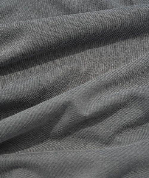 [Cover Not X Rengler] Motorcycle Pigment T-Shirt Gray