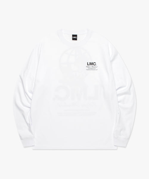 FLYING CATS LONG SLV TEE White