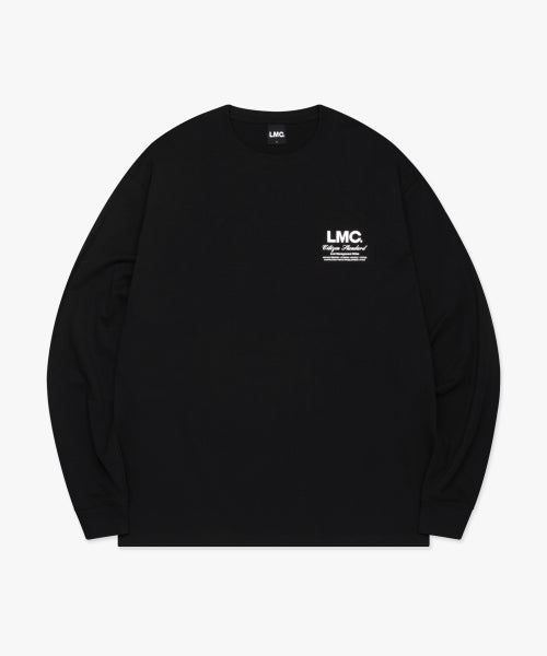 FLYING CATS LONG SLV TEE Black