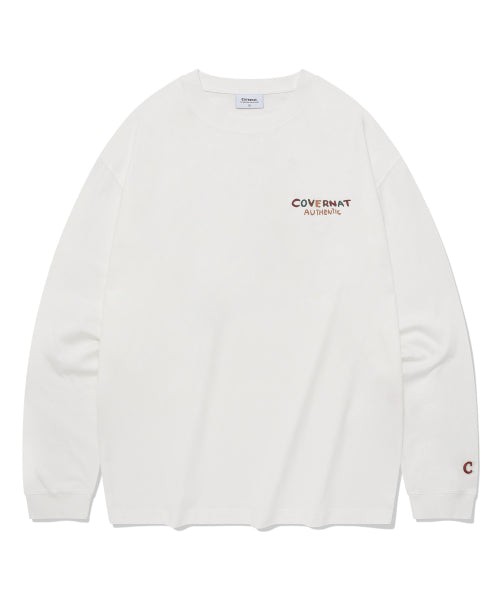 Icelandic Line Graphic Long Sleeve White
