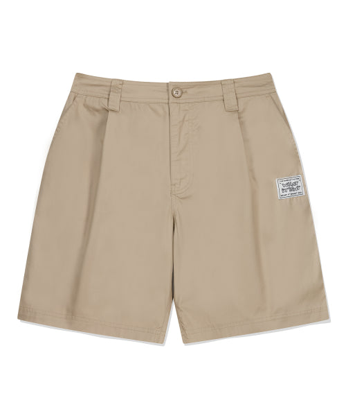 Logo Label Chino Shorts Beige