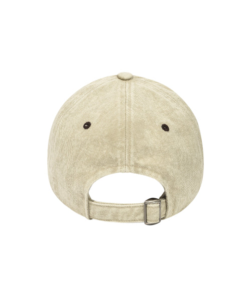 Two-tone graphic ball cap beige
