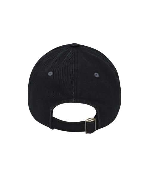 Two-tone graphic ball cap black