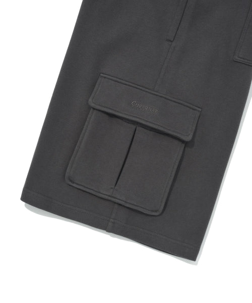 Sweat Cargo Shorts Charcoal