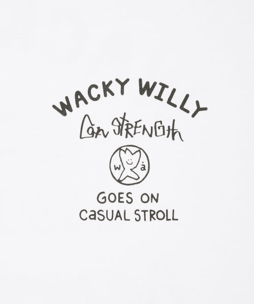 typo graphic short-sleeved T-shirt white