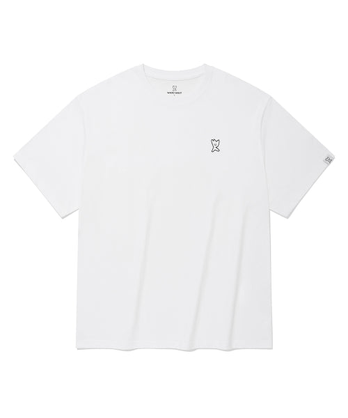 [2PACK] Logo Short-sleeved T-shirt White/Black