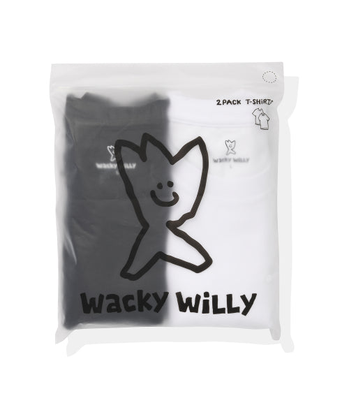 [2PACK] Logo Short-sleeved T-shirt White/Black