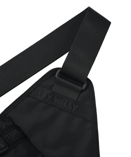Corduroy Webbing Body Bag Black