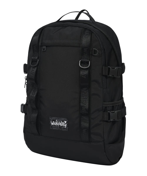 Corduroy Webbing Backpack Black