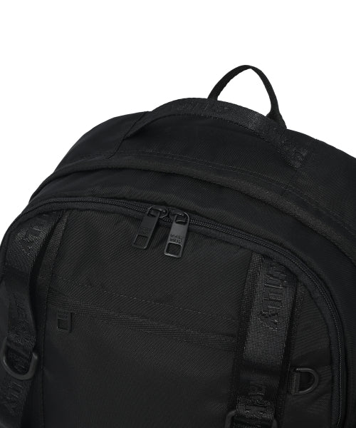 Corduroy Webbing Backpack Black