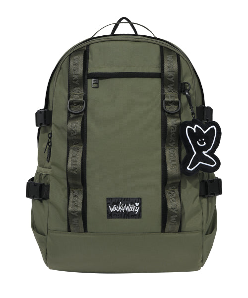 Corduroy Webbing Backpack Khaki