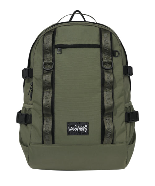 Corduroy Webbing Backpack Khaki