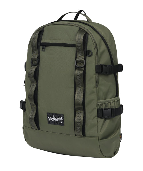 Corduroy Webbing Backpack Khaki