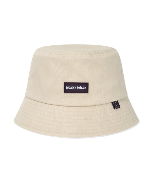 Basic bucket hat beige