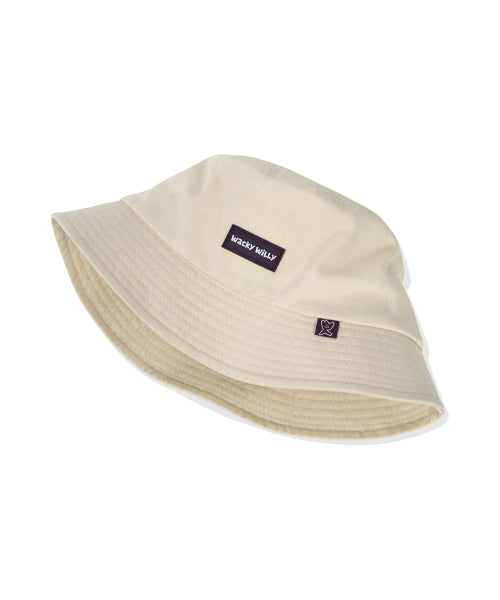 Basic bucket hat beige